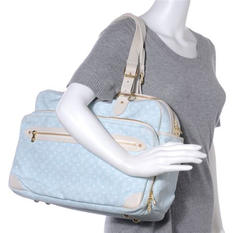 louis vuitton mini lin sac a langer diaper bag|LOUIS VUITTON Mini Lin Sac a Langer Diaper Bag Blue.